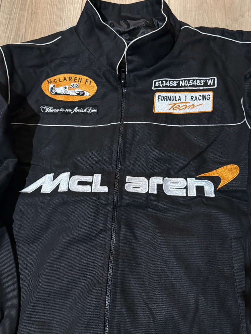 Reworked McLaren FI Black Racing Team Jacket - Picture 2 of 5